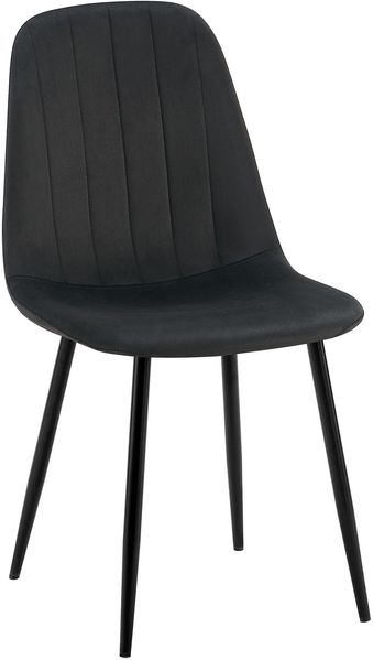 CLP Esszimmerstuhl Baxter Samt,schwarz