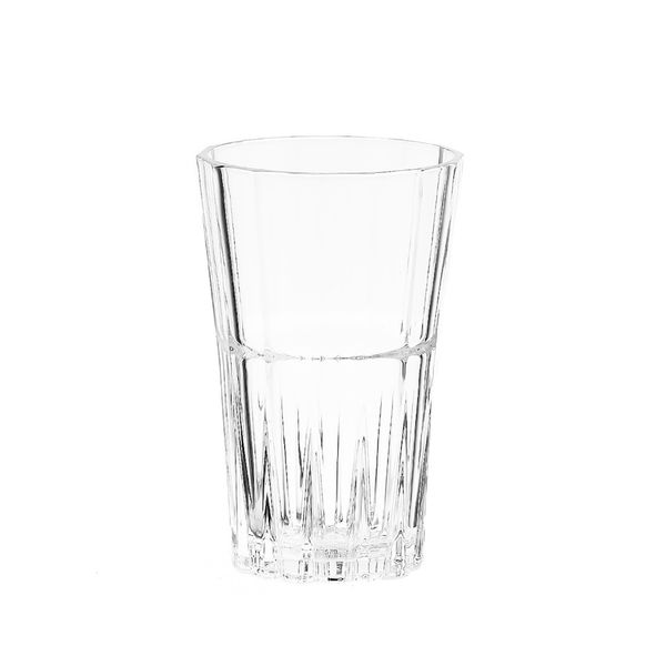 Crystallin Sword Longdrink 4-teiliger Trinkgläser-Set Longdrinkgläser Softtrinkglas 350 ml Kristall-Look