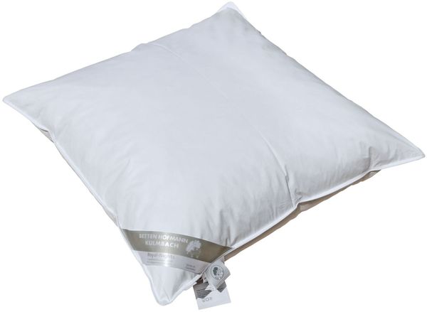 Betten Hofmann kuschelweiches Daunen Kopfkissen Kissen 80x80 soft 450g 100% Daunen