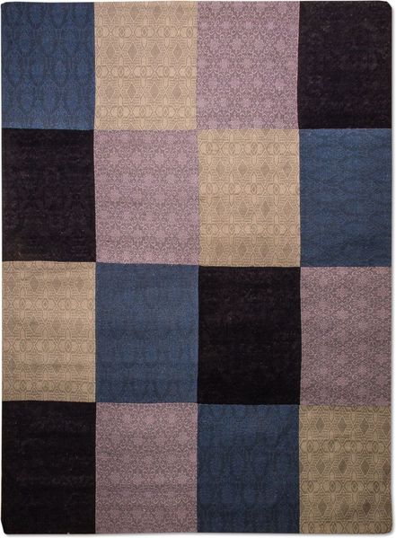 Patchwork Teppich »Weys« 240 x 170 cm - lila