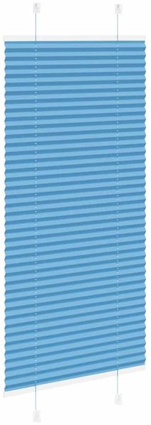 vidaXL Plissee Blau 65x150 cm Stoffbreite 64,4 cm Polyester 4015187 Bild 4