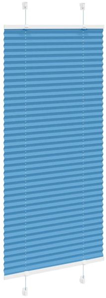 vidaXL Plissee Blau 65x150 cm Stoffbreite 64,4 cm Polyester 4015187 Bild 3