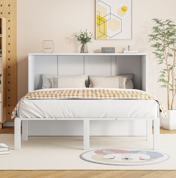 Massivholz Bett 140x200 cm Natur Weiss Eiche hell Walnuss dunkel Holzbett mit 28 Latten Massives Holz Bettgestell Schlafzimmer Komfortbett Schwedenbett Skandinavisches Design Landhausstil Lattenrost Stabile Konstruktion