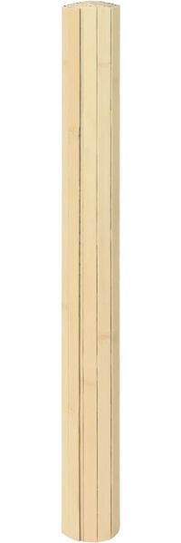 vidaXL Teppich Rechteckig Hell Natur 60x100 cm Bambus 376711 Bild 3