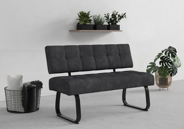 Sitzbank Luise - Vintage Anthrazit - 140 x 64cm