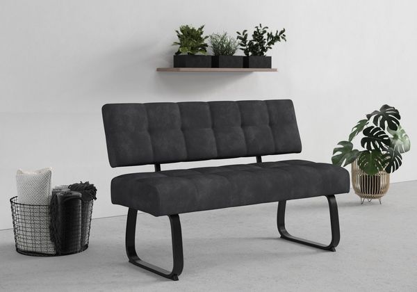Sitzbank Luise - Vintage Anthrazit - 140 x 64cm