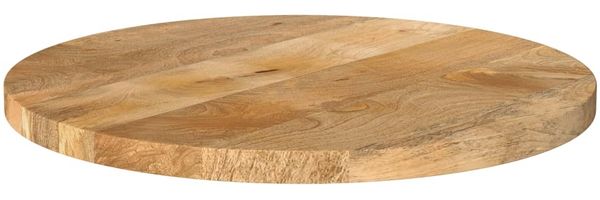 vidaXL Tischplatte Ø 50x3,8 cm Rund Massivholz Mango 370061 Bild 2