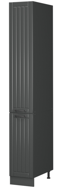 Küchenunterschrank Fame-Line Dunkelgrau 30 cm Vicco