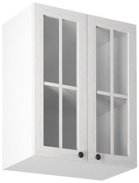 ROYAL24_MARKT Glashängeschrank - Moderne Glasregale für Ihre Wand (Glashängeschrank, 1-St, Provence G60S) Top Qualität - Modernes Design - Feinste Materialien.