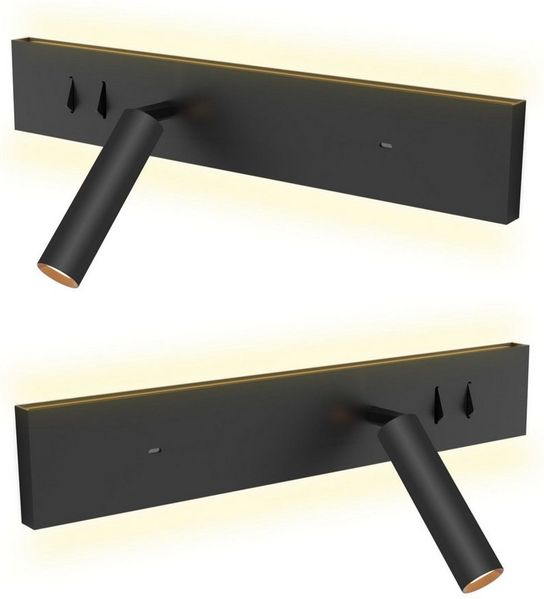 kalb Bettleuchte Avay Bettleuchte USB-C LED Wandlampe flex. Leselicht Lademöglichkeit, Linke und Rechte Seite