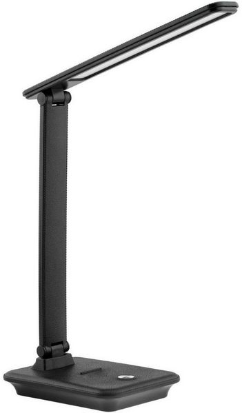 Maclean LED Schreibtischlampe MCE614, LED Schreibtischleuchte weiß/schwarz