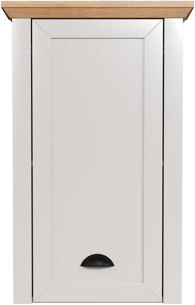 'Landside' Badezimmer Hängeschrank, grau und Eiche, 46 x 73 x 24 cm