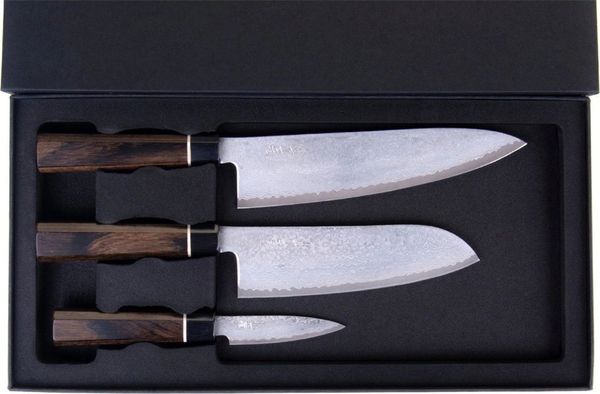 Suncraft Suncraft Satz schwarzer Senzo-Messer in einer Geschenkbox BD050402