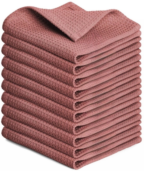 Blumtal Geschirrtuch Set 50x70 oder 30x30 cm, 100% Baumwolle, (10-tlg), Saugfähig, schnell trocknend, waschbar, 100% Baumwolle