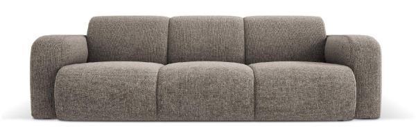 Micadoni Sofa Molino 3-Sitzer Chenille Grau