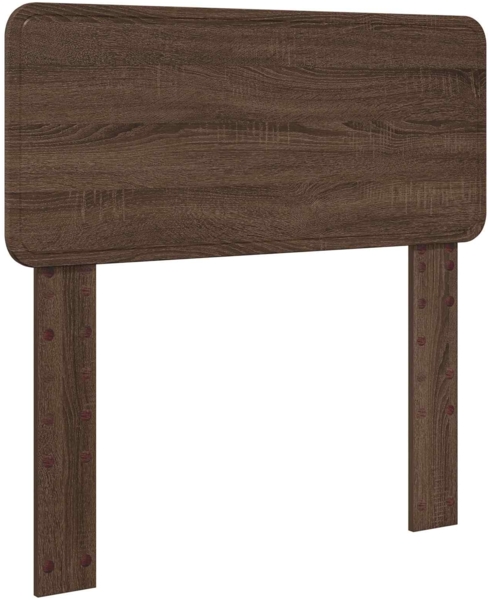 vidaXL Bettrahmen Braun Eichen-Optik 100x200 cm Holzwerkstoff 3412415 Bild 5