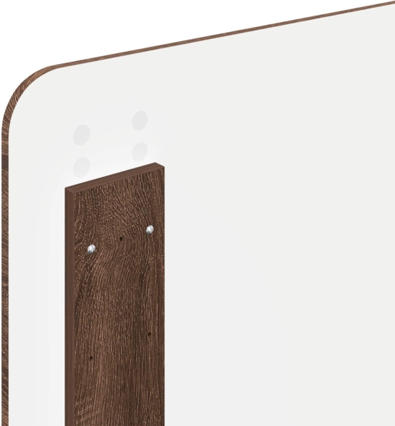 vidaXL Bettrahmen Braun Eichen-Optik 100x200 cm Holzwerkstoff 3412415 Bild 10