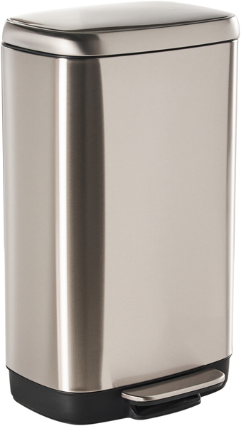 Tretmülleimer 30 L ECOCOLLECT Metall Silber