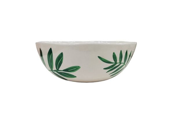 Neuetischkultur Servierschale Servierschale Keramik gemustert, Keramik, (Stück, 1-tlg), Obstschale, Salatschüssel