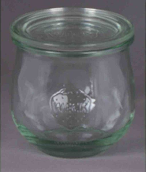 Tulpe-Glas "Cucinare" Rundrand 370 ml Weck-Glas, Rundrand-Deckel