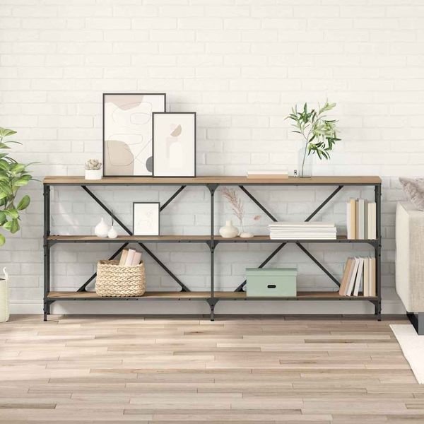 vidaXL Konsolentisch Artisan-Eiche 180 x 30 x 75 cm Holzwerkstoff 881906