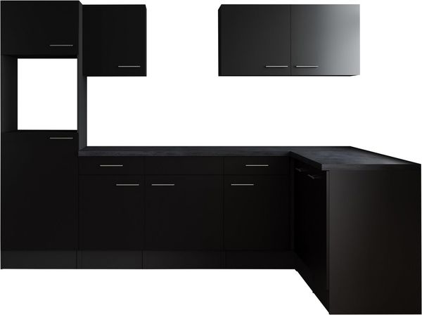 RESPEKTA Winkelküche Oliver, Breite 280 cm, 90 cm Arbeitshöhe, in exklusiver Konfiguration für OTTO