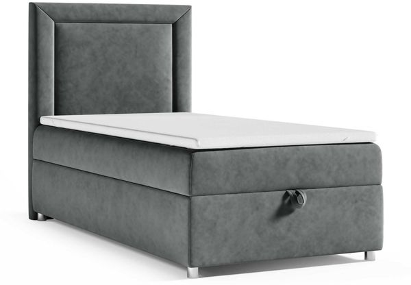 Best For Home Trinity K3 Einzelbett: Boxspringbett mit Bonnell-Federkern, Matratze und Stauraum
