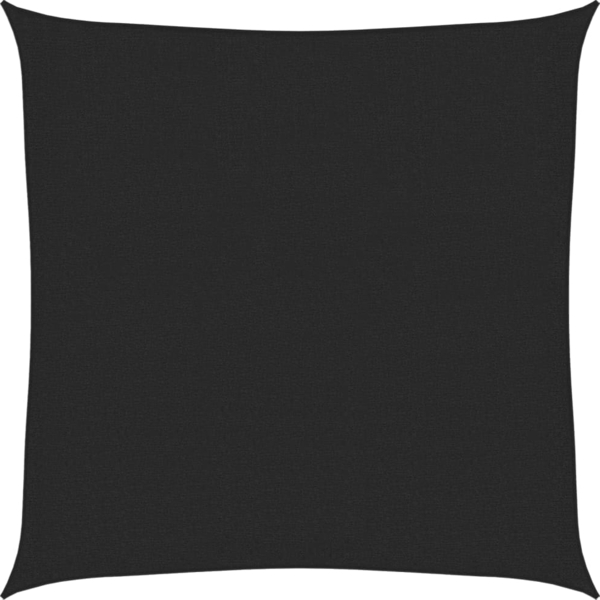 vidaXL Sonnensegel 160 g/m² Schwarz 3x3 m HDPE 311714