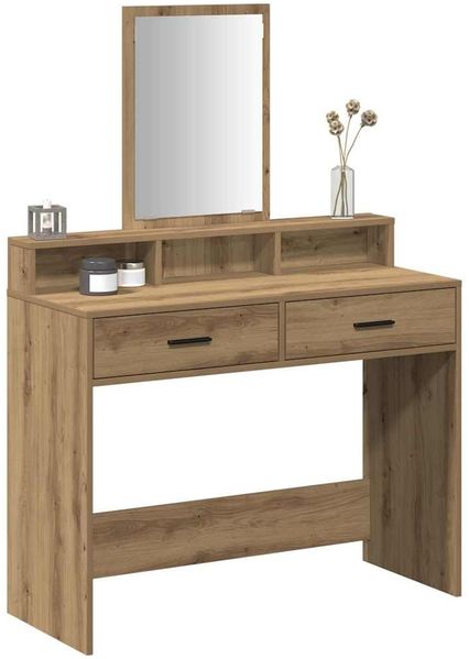 Schminktisch, Kosmetiktisch Artisan-Eiche 100 x 41 x 140 cm Holzwerkstoff Bild 3