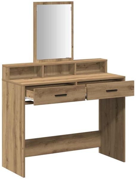 Schminktisch, Kosmetiktisch Artisan-Eiche 100 x 41 x 140 cm Holzwerkstoff Bild 5