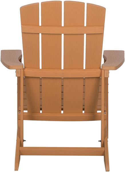 Gartenstuhl ADIRONDACK mit Fußstütze Heller Holzfarbton Bild 7