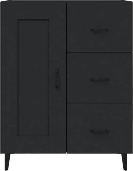 Sideboard Schwarz 69,5 x 34 x 90 cm Holzwerkstoff [812232] Bild 7