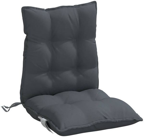 vidaXL Niedriglehner-Auflagen 4 Stk. Anthrazit Oxford-Gewebe 377672 Bild 5