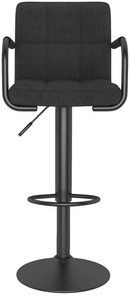 vidaXL Barhocker Schwarz Stoff [334631] Bild 3
