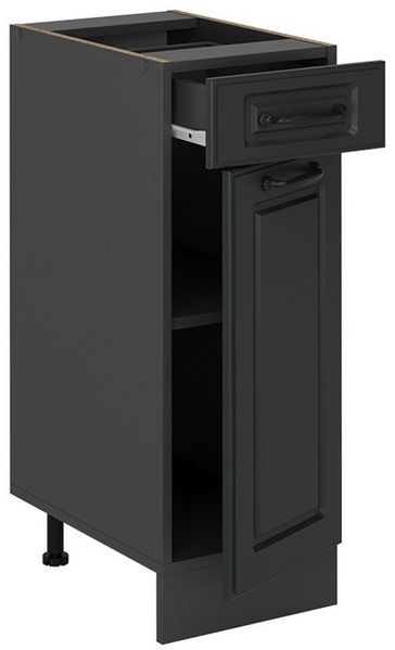 Küchenunterschrank R-Line Anthrazit Landhaus 30 cm ohne Arbeitsplatte Vicco Bild 3