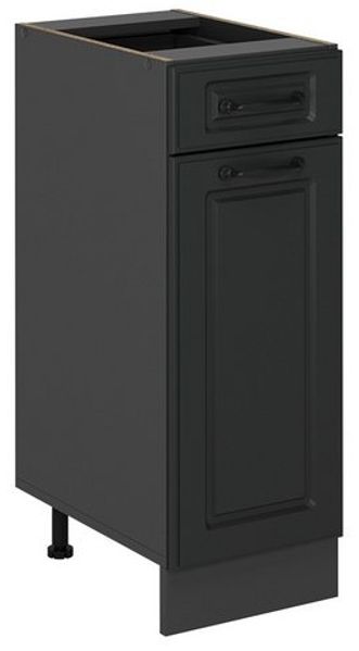 Küchenunterschrank R-Line Anthrazit Landhaus 30 cm ohne Arbeitsplatte Vicco Bild 4
