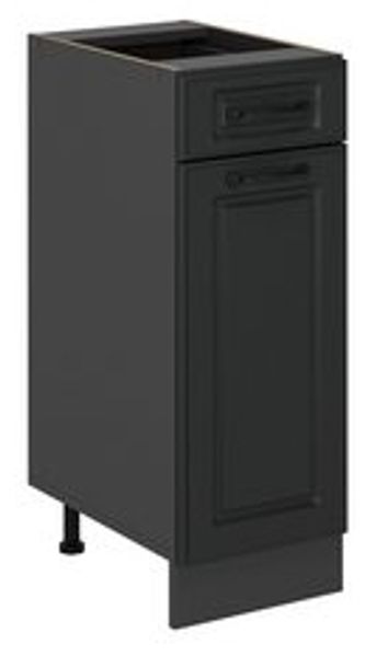 Küchenunterschrank R-Line Anthrazit Landhaus 30 cm ohne Arbeitsplatte Vicco Bild 6