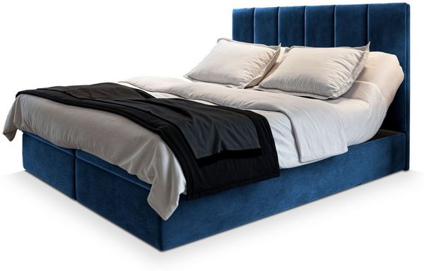 Masseno Boxbett BARINO 160x200 cm mit Bonell Matratze und Topper