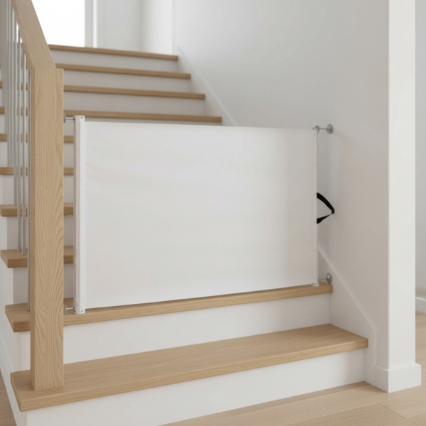 Hunde Türschutzgitter Treppenschutzgitter Hundeabsperrgitter Treppenschutz Rollo