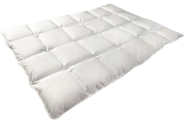 Mayaadi-Home HS83 Bettdecke Baumwolle 70% Daunen 30% Federn Weiß 135x200 cm 1800 Gramm