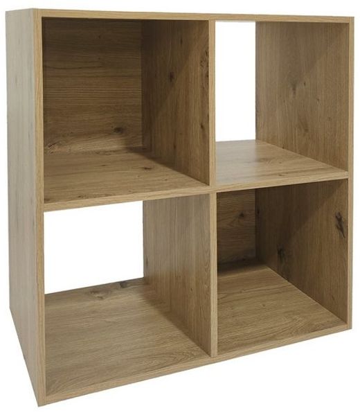 HTI-Living Standregal Regal 60x60 Thekla Artisaneiche, Stück 1-tlg, Standregal 4 Regalfächer