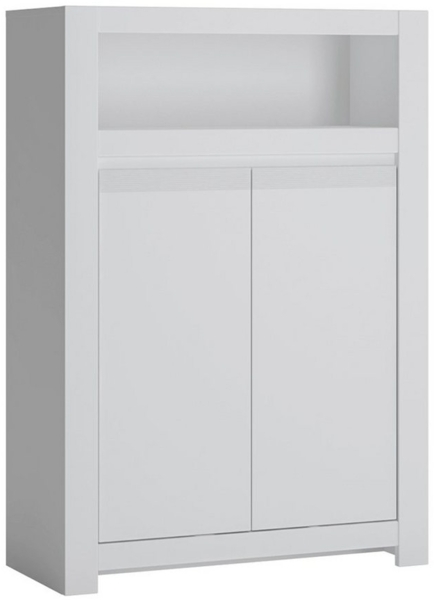 Highboard mit 2 Türen, weiß NAVA-129