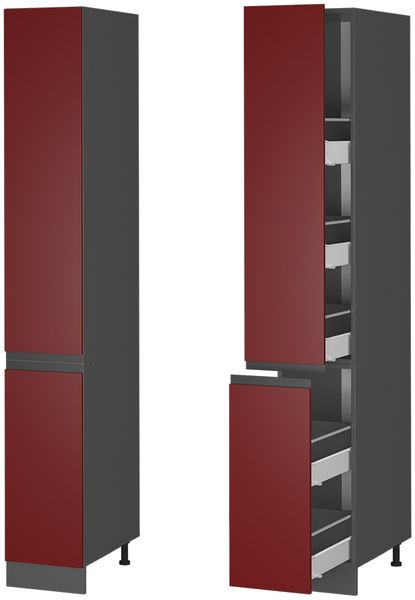 Apothekerschrank R-Line Rot 30 cm J-Shape Vicco Bild 5