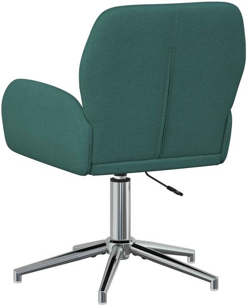 vidaXL Drehstühle 4 Stk. 54 x 58 x 90 cm Dunkelgrün Stoff 3428307 Bild 5