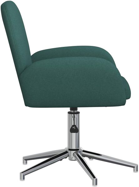 vidaXL Drehstühle 4 Stk. 54 x 58 x 90 cm Dunkelgrün Stoff 3428307 Bild 4