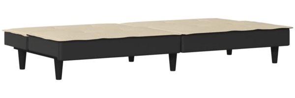 vidaXL Schlafsofa Creme Stoff 351916 Bild 7