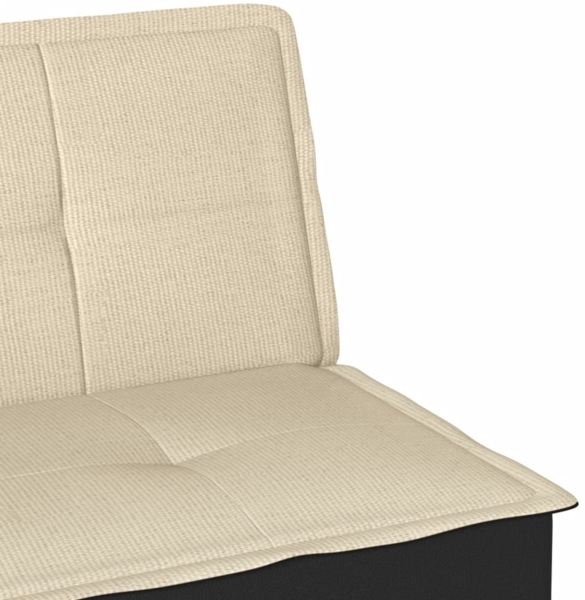 vidaXL Schlafsofa Creme Stoff 351916 Bild 9