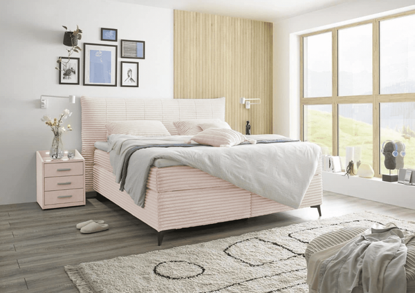 Boxspringbett Seattle Breitcord Ambience 180x200