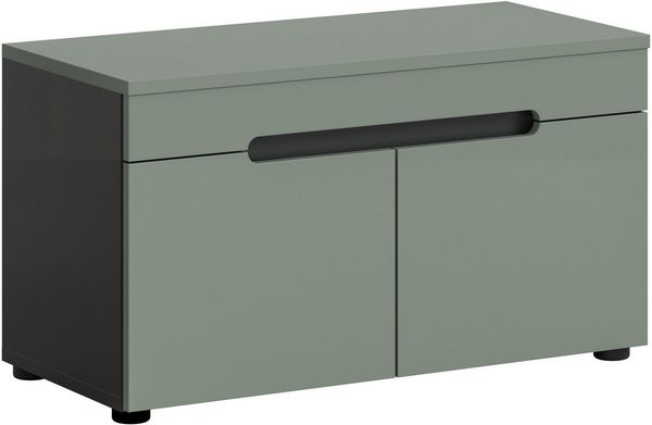 Home affaire Sitzbank REHAT, TOPSELLER!, Breite 80cm, 2 Türen, 2 Fächer (in verschiedenen Farben erhältlich), Garderobenbank, Flurbank, Dielenbank, Bank mit Stauraum, Bank