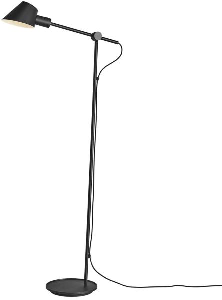 dftp 'STAY' Stehlampe mit Schalter, E27, schwarz, 129,2 cm